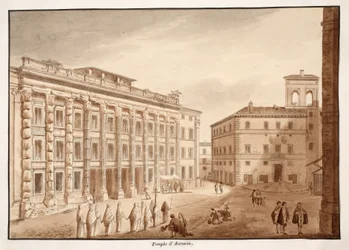 Antoninischer Tempel, 1833